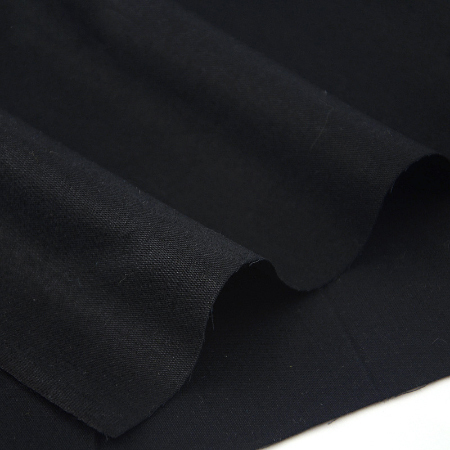 Tela de algodón para trasera (muy suave) - 25x20cm - Negra (1 Uds.)