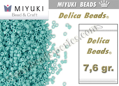 DB2128 - Miyuki - Delica - 11/0 - DURACOAT Opaque Nile Blue (bolsa de 7,6 gr.)