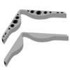 Soporte antiniebla para gafas - Silicona flexible - Color gris (1 Uds.)