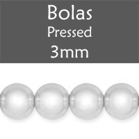 Cristal Checo - Bola - 3mm - Silver (100 Uds.)