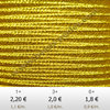 Textil - Soutache Metalizado - 3mm - Dahlia Gold (2 metros)
