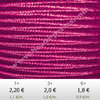 Textil - Soutache Metalizado - 3mm - Cranberry (2 metros)