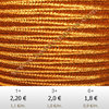 Textil - Soutache Metalizado - 3mm - Copper (2 metros)
